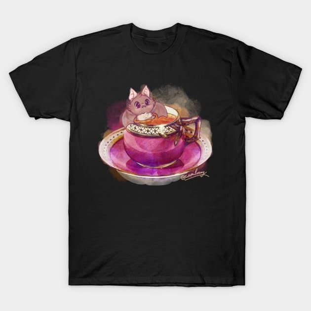 Vampire tea cup T-Shirt by RiamiLoray